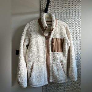 SoftAF fleece and faux leather lined jacket. Super cute and great condition.